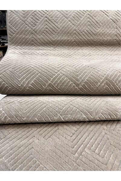 Merinos RÖLYEF ADEN GRİ KAYMAZ TABAN KESME HALI YOLLUK