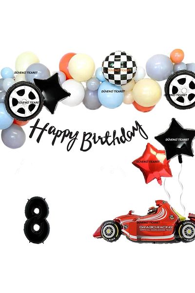DÜVENCİ TİCARET Age Balloon Concept - with Race Car