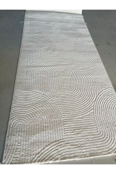 Anatolian Carpet Store RÖLYEF JOY KREM KAYMAZ TABAN KESME HALI YOLLUK