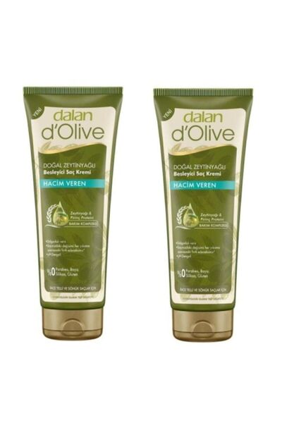 Dalan D'olive Zeytinyağlı Hacim Veren Ince Telli Ve Sönük Saçalar Için Saç Kr...