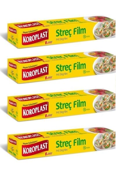 Koroplast Streç Film 15 Metre x 4 Adet