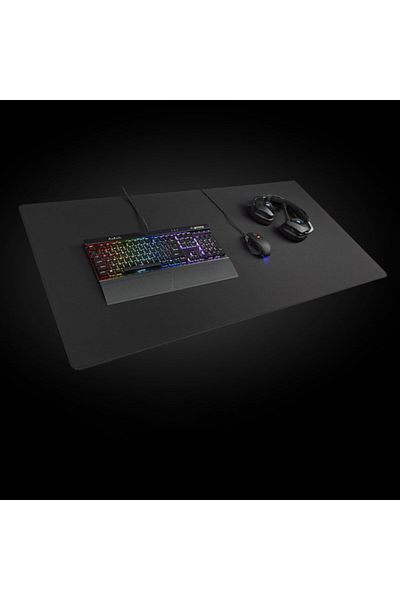 Xrades لوحة ماوس ألعاب مقاس 120 × 60 سم مقاس XXL باللون الأسود Xrades120
