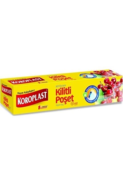 Koroplast Kilitli Poşet Büyük Boy 26x28 Cm 10 Adet - 2'li