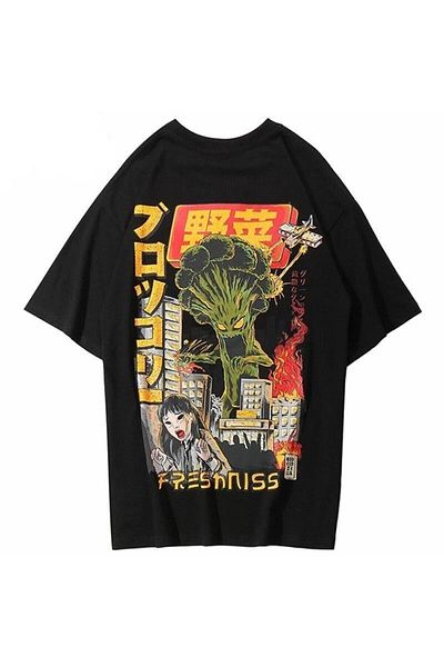 DEEPSENCE Μπλουζάκι Unisex Oversize με σχέδιο μπρόκολο
