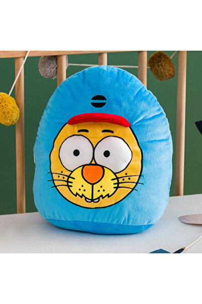 LC Waikiki LCW HOME Mavi Kral Şakir Baskılı Pelüş Bebek Kırlent 33 Cm