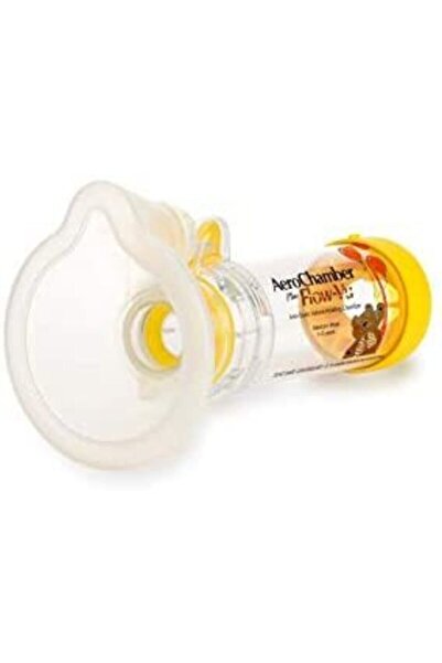 Aerochamber Plus Flow - Vu Adult Medium Mask Sarı