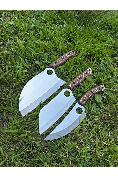 ATASAN Verzalit Saplı Kamp, Kasap, Mutfak, Piknik Bıçağı Seti