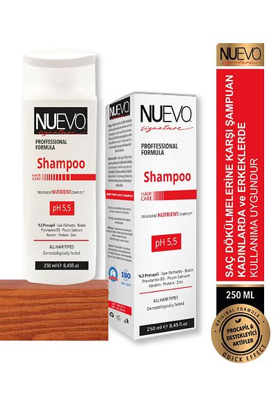Nuevo Signature 3% Procapil Shampoo - Anti-Hair Loss and After Hair Transplant