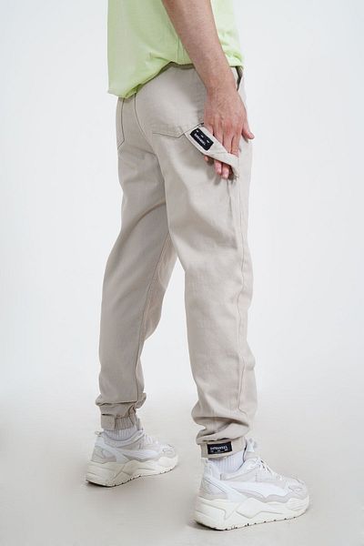 DİFRANSEL Παντελόνι Jogger Stone με Velcro