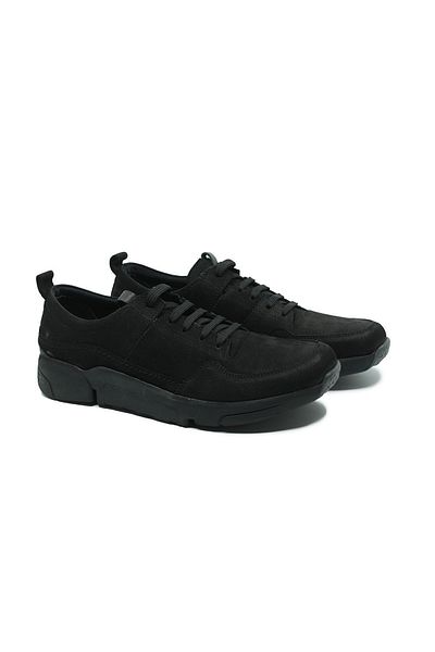 Gusse Men's Genuine Leather Black Shoes