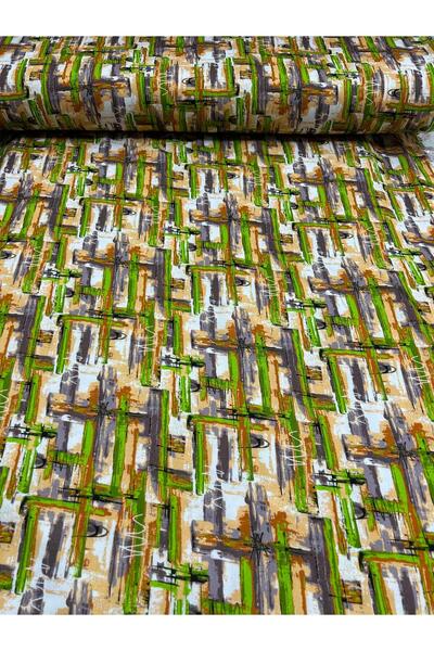 Güleryüz Wide Cut Striped Viscose Fabric - Patterned V2