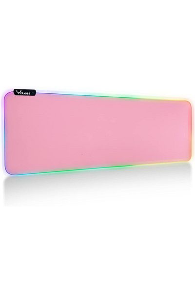 Xrades Pink Rgb Mousepad 80X30 cm 13 Different Color Modes Waterproof Gaming Gaming XL Mausepad