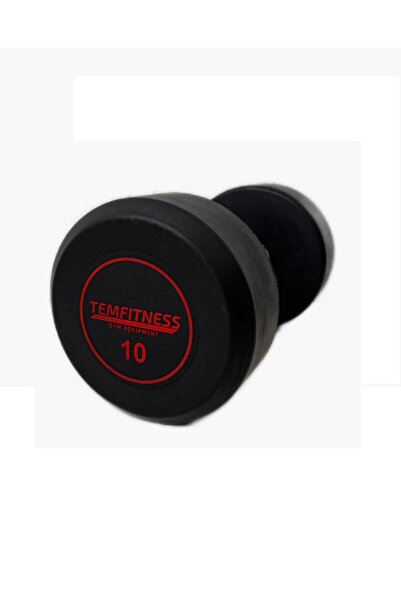 TEMFITNESS Kauçuk Kaplı Olimpik Dambıl 10 Kg