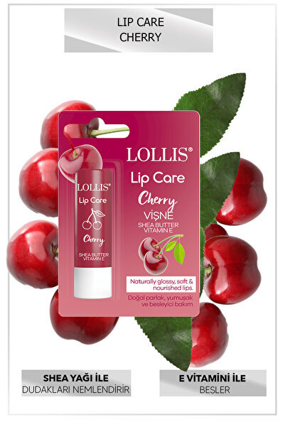 Lollis Lip Care Cherry / Vişneli Dudak Koruyucu lipcare