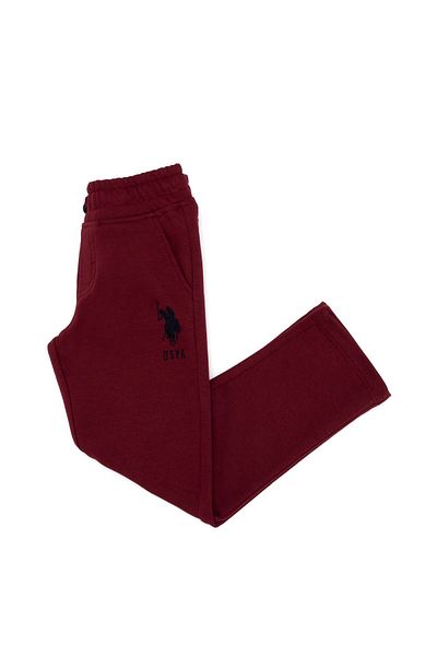 U.S. Polo Assn. Πλεκτό παντελόνι για αγόρι μπορντό