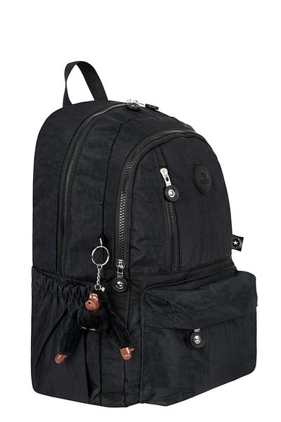 Çanta Trend Luxury Crinkle Fabric High School and Middle School Backpack - Crinkle Schoolbag