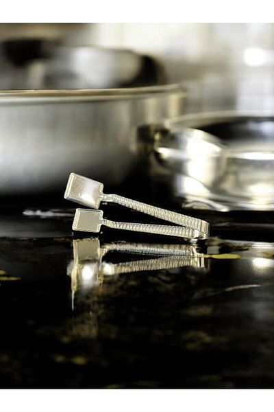 Tiamo Mios Steel Stainless Sugar Tongs - Simple Design