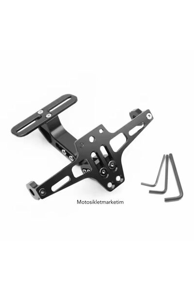 IXANN Motosiklet Katlanır Plakalık Siyah