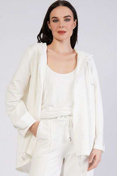 Nelly Plus Size Hooded Zippered Jacket