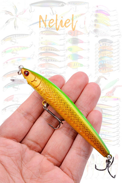 NELİEL 10cm 9gr Minnow, Sahte Yem, Lures,rapala,suni Yem,spin, Maket ,levrek,...