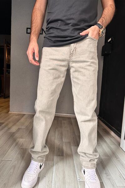 Genel Markalar Kaizer Denim Erkek Haki Baggy Pantolon