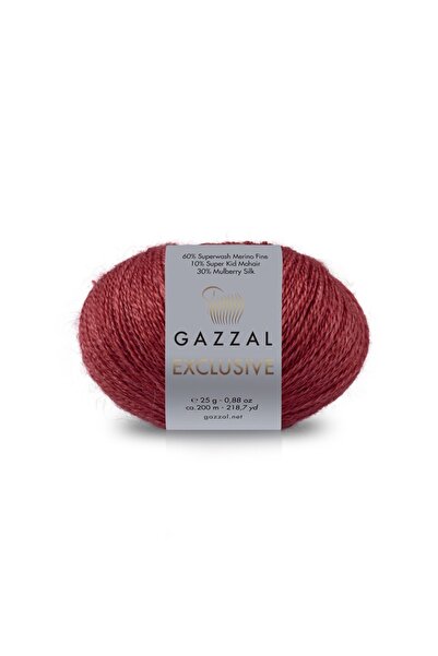 Gazzal Exclusive Yün Kaşmir Moher Karışımlı Örgü Ipi (25 GR) - 9908