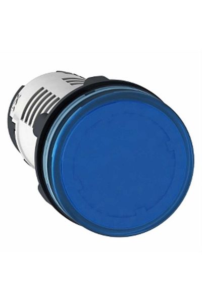Schneider Electric Schneider Xb7ev06bp - Blue Round Pilot Light, Integrated Led, 24V Screw Clamp Terminal