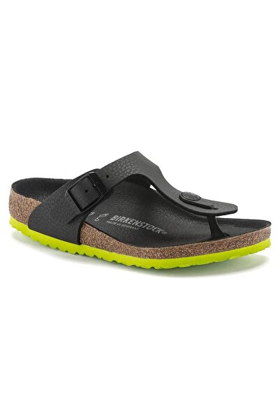 Birkenstock Gizeh Bf Desert Soil Çocuk Terlik 1024387-black