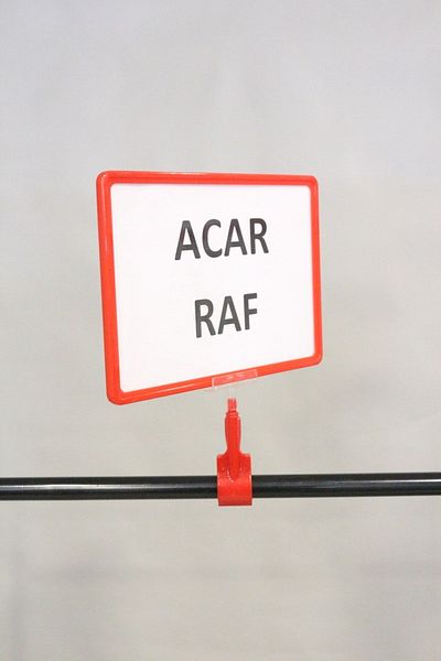 Acar Raf Product Promotion Frame Plastic And Latch Price Tag A4 Frame Red