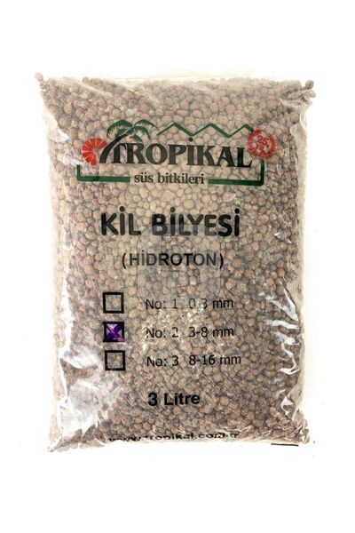Genel Markalar Tropikal Kil Bilyesi 3lt. 3-8mm. (hidroton)