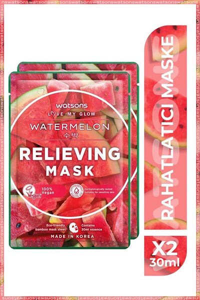 Watsons 2 Fruity Masks - Watermelon Elegant Mask