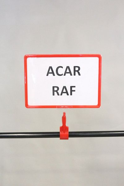 Acar Raf Product Promotion Frame Plastic And Latch Price Tag A4 Frame Red
