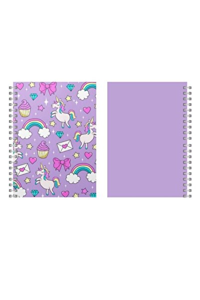 Panda Lined Unicorn Notebook - 160 Sheets Unicorn Notebook