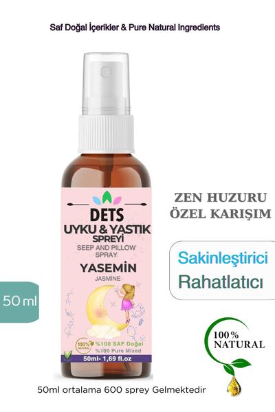 Dets Yasemin Uyku Ve Yastık Spreyi Zen Huzuru–sakinleştirici Ve Rahatlatıcı E...