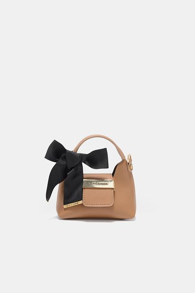 Black Ribbon Victoria Micro Camel - Малка чанта за през рамо