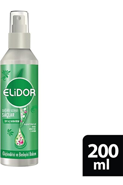 Elidor Superblend Liquid Hair Care Cream Healthy Growing Hair Strengthening and Nourishing Care 200 Ml