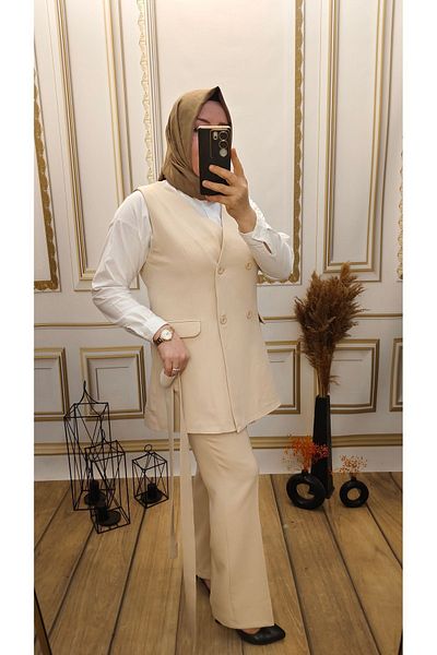 Meryemce Butik ΔΙΠΛΟ ΣΕΤ ΜΕ ΖΩΝΗ ΚΑΙ ΓΙΛΕΚΟ SEYAR