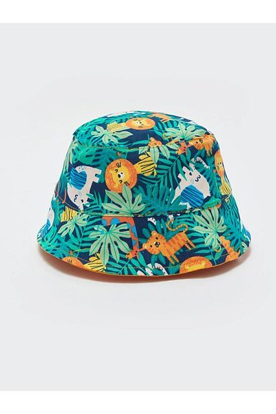 LC Waikiki LCW ECO Printed Baby Boy Bucket Hat