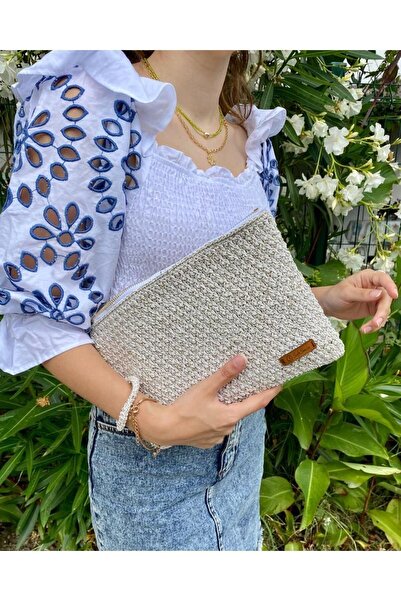 SOFTSMİLE BEYAZ RENKTE SARI SİMLİ PORTFÖY EL ÇANTASI (handbag)