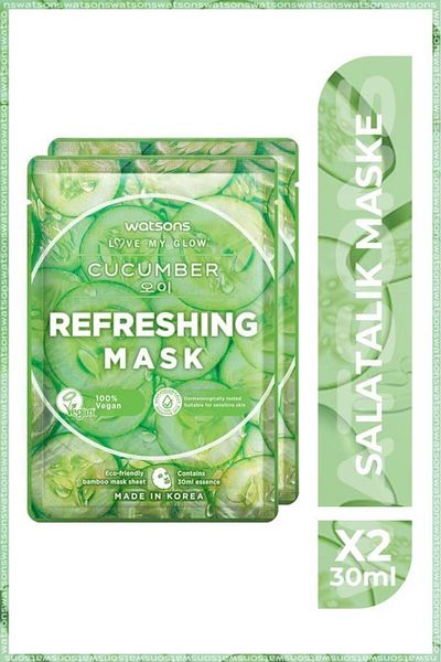 Watsons 2-Piece Fruity and Cucumber Mask Set - Refreshing