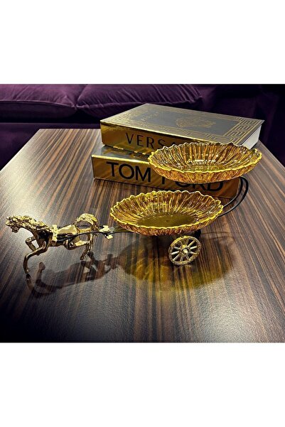 Gims Hand Crafts ÇİZGİLİ CAM İKİ KATLI ATLI