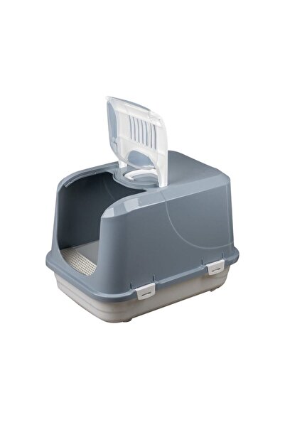 ÇINAR DİZAYN Büyük Xxl Kapalı Tuvalet A Kalite Gri 3'lü Set Ölçüler 40*50*56