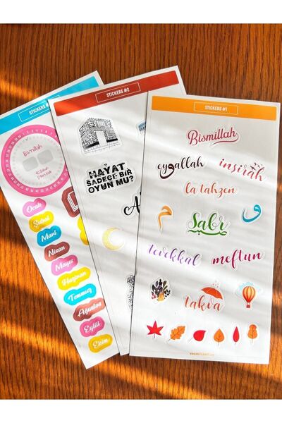 Mutenart Sticker Set #dini (5 ADET)