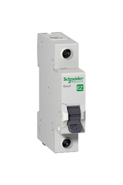 Schneider Electric شنايدر Ez9f43163 - مرحلة واحدة 63 أمبير من النوع C، 3 كا إيزي 9 فيوز أوتوماتيكي