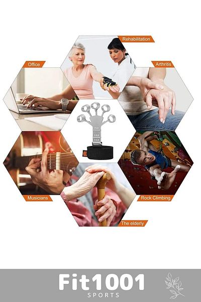 Fit1001 تصنيع ممتاز - إطار عنكبوت من السيليكون لتقوية وتطوير ذراع المعصم واليد والعضلات الرياضية