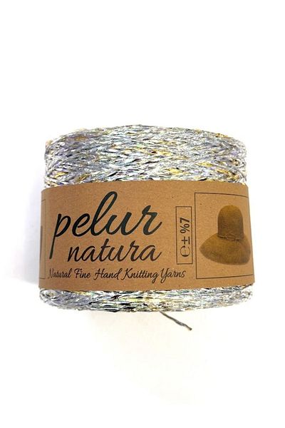 Pelur Natura 200g Metallic Raffia Knitting Thread - For Bag, Hat and Decoration