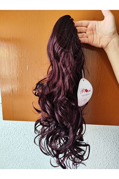 Melis kızıl dalgalı at kuyruğu