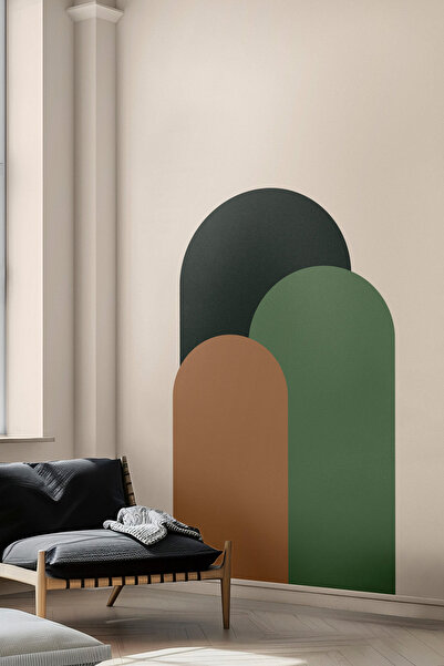 Plustablo Set de autocolante de perete ovale boeme din 3 piese - Decorare ade...