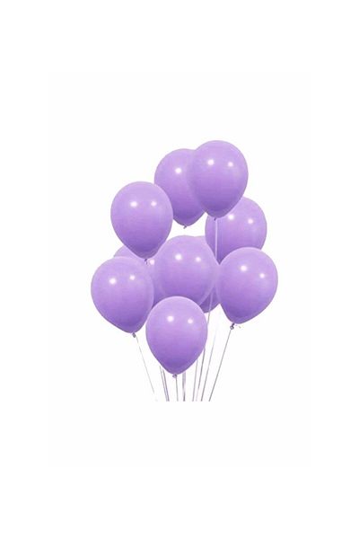 turkuaz parti 10 Macaron Lilac Balloons