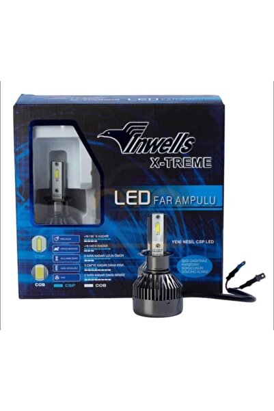 Inwells 9006 Led Ampul 6000k 10.000 Lümen 12-24v Uyumlu